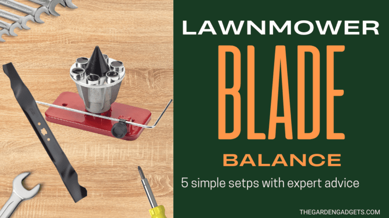 how to balance lawn mower blades